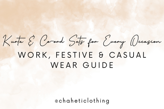 Kurta & Co-ord Sets for Every Occasion – Work, Festive & Casual Wear Guide