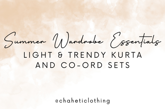 Summer Wardrobe Essentials: Light & Trendy Kurta and Co-ord Sets
